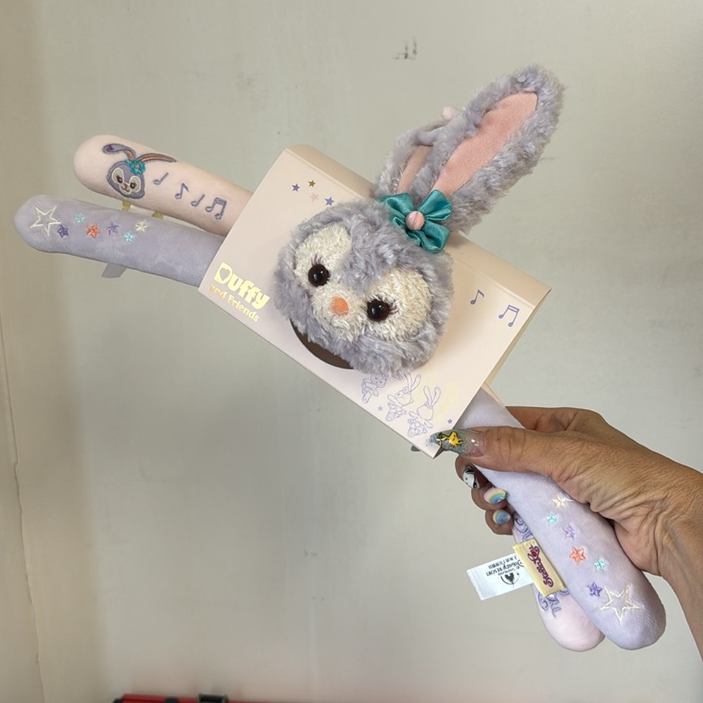 Duffy and Friends Shanghai Disneyland StellaLou padded plush clothes hanger set